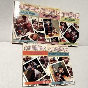 Cheerleaders Bundle of Five (5) Books Young Adult Youth Fiction Vintage Cheer‎